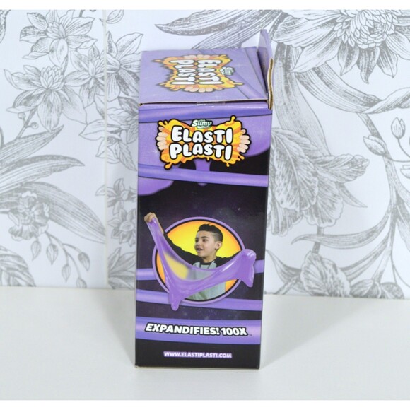 Slimy ELASTI PLASTI 100x Expandable Slime PERITWINKLE Purple 15oz New - Picture 4 of 5